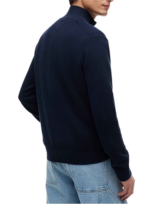 Maglione con mezza zip in cotone Tommy Jeans | DM0DM21654C1G